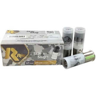 Rio Star Shotshell 12 ga 2-3/4" 1-1/8 oz 1410 fps Slug 10/ct