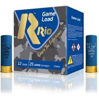 Rio Top Game Shotshells 12 ga 2-3/4" 1-1/4 oz 1250 fps #8 25/ct