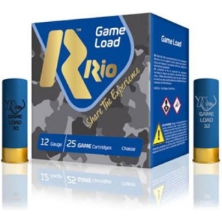 Rio Top Game HV Shotshells 12 ga 2 3/4" 3 3/4 dr 1 1/4 oz #4 1330 fps 25/ct