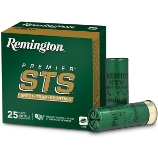 Remington Premier STS Target Loads Shotshells 12ga 2-3/4 in 2-3/4 dr 1-1/8oz 1145 fps #8.5 25/ct