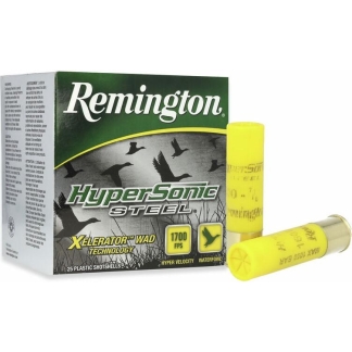 Remington HyperSonic Steel Shotshells 20 ga 3 in 7/8 oz #2 1600 fps 25/ct