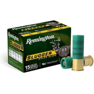 Remington Slugger Rifled Slug 12 ga 2-3/4 in 1 oz 1560 fps 15/ct