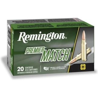 Remington Premier Match Rifle Ammunition .223 Rem 69 gr OTM 3000 fps 20/ct
