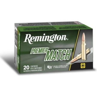Remington Premier Match Rifle Ammunition .223 Rem 77 gr OTM 2790 fps 20/ct