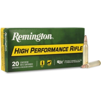 Remington High Performance Rifle Ammunition .223 Rem 55 gr PSP 3240 fps 20/ct