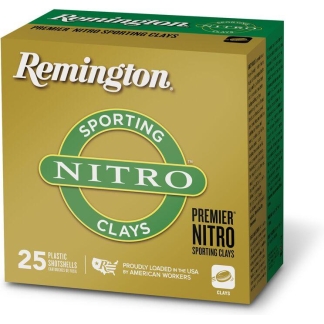 Remington Premier Nitro Sporting Clays Shotshells 28ga 2-3/4 in 3/4oz #7.5 1300 fps 25/ct