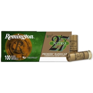 Remington Nitro 27 Target Shotshells 12 ga 2-3/4 in 1-1/8 oz #8 1235 fps 100/ct