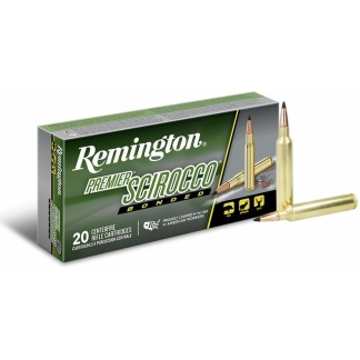 Remington Premier Scirocco Rifle Ammunition 7mm Rem Ultra Mag 150 gr PT 3325 fps 20/ct
