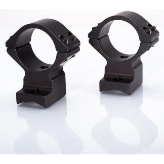 Talley Lightweight Alloy Scope Mount Combo Remington 700 Long Action 30mm Low - Black Anodized