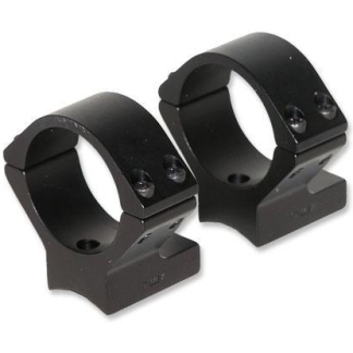 Talley Lightweight Alloy Scope Mounts - Black Anodized - 30mm - Low Ruger American Savage w/Accutrigger Steven 200 Stiller Predator TC Venture