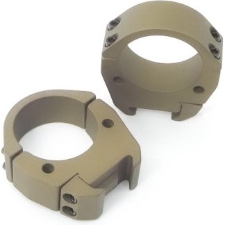 Talley Modern Sporting Scope Rings 1" High Burnt Bronze