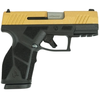 Taurus GX2 "Gold Glitter" Handgun 9mm Luger 13rd Magazines (2) 3.38" Barrel Black Frame/Custom Slide