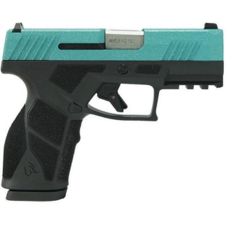 Taurus GX2 "Robin's Egg Blue Glitter" Handgun 9mm Luger 13rd Magazines (2) 3.38" Barrel Black Frame/Custom Slide