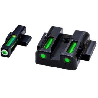 HIVIZ H3 NS S&W M&P SHIELD G/G WH