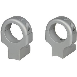 DNZ  Game Reaper 2     2-Piece Ringmount (2 screws) - 1" High Silver Fits Howa 1500 Mossberg 100ATR 4X4 MVP Weatherby Vanguard Remington 7007217227