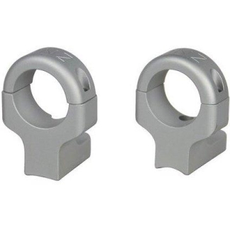 DNZ Game Reaper 2 2-Piece Scope Mount (2 Screws) - Browning A-Bolt Sako A7 Steyr Long & Short Action - 1" High Silver
