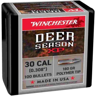 Winchester Deer Season XP Rifle Bullets 30 cal 180 gr 100/ct
