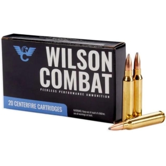 Wilson Combat Sierra SBT Rifle Ammunition .223 Rem 65gr SP 2730 fps 20/ct