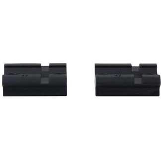 Weaver Classic Aluminum Base Pair Matte Black Browning ABolt Blister Pack