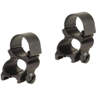 Weaver Detachable See-Thru Scope Rings - 1" Extension -Black
