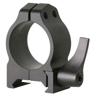 Warne 2-Piece Maxima QD Scope Ringmounts with Grooved Receiver - Ruger 77 M77 Hawkeye 1" Medium Matte