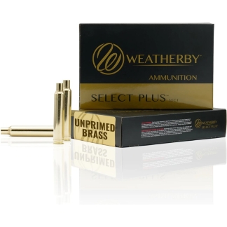 Weatherby Unprimed Brass Rifle Cartridge Cases 7mm PRC 50/ct