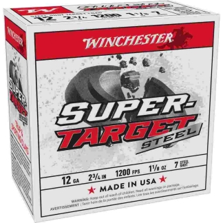 Winchester USA Super Target Steel Load 12 ga. 2.75 in. 1 1/8 oz. 7 Shot 25 rd.
