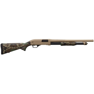 Winchester SXP Defender Shotgun 12 ga. 18 in. Woodland FDE 3 in.