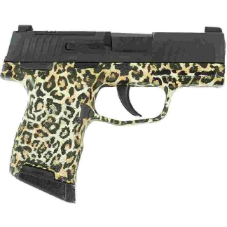 Sig Sauer "Leopard Print" P365 Optic Ready Handgun 9mm Luger 10rd Magazines(2) 3.1" Barrel X-RAY 3 Sights Manual Safety