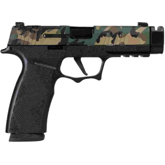 Sig Sauer P365 XMACRO TACOPS "Muilticam" Slide Handgun 9mm Luger 17rd Magazines(3) 3.7" Barrel w/Comp