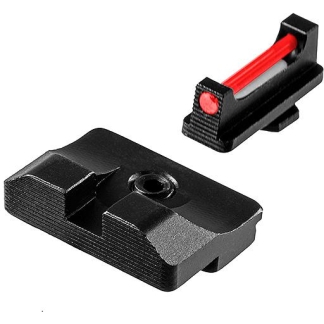 Truglo Fiber Optic Pro Sight Set For Glock 17 / 17L 19 22 23 24 26 27 33 34 35 38 39 45 (Excluding M.O.S. models)