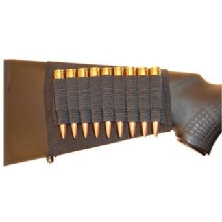 GROVTEC RIFLE SHELL HOLDER BLK - BUTTSTOCK SLEEVE OPEN STYLE