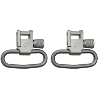 Grovtec 1.25" Locking Swivel Set Silver 2/ct