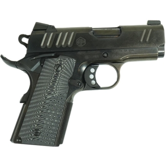 Alpha Foxtrot AF1911 70 Series Handgun .45 ACP 7rd Magazine 3.25" Barrel Black Novak Sights Polished DLC Finish