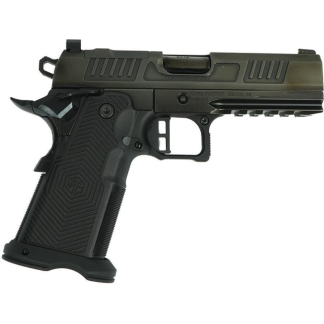 Alpha Foxtrot AF1911 Romulus Polish DLC Finished Handgun 9mm Luger 17 & 20rd Magazines 4.25" Bull Barrel RMSc Cut