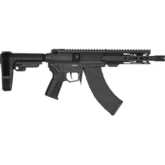 CMMG Banshee Mk47 Pistol - Black | 7.62x39 | 8" Barrel | 7" M-LOK Handguard | SBA3 Arm Brace