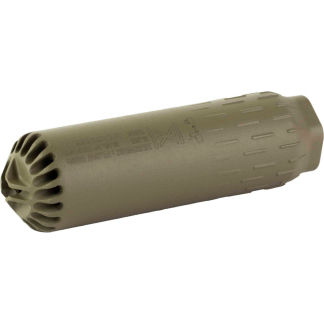 HUXWRX FLOW 6K suppressor with flash hider in Flat Dark Earth, 5.5 inch length
