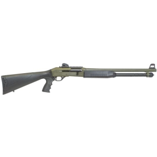 Century Arms Centurian A4 Shotgun 12 Ga 18.5 in OD Green Ghost Ring Sight 3 in 5 rd