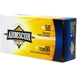 Armscor Handgun Ammunition .22TCM9R 39gr JHP 2000 fps 50/ct
