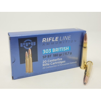 PPU 303 BRITISH 180GR SP 20RD BOX 10 BOXES PER CASE