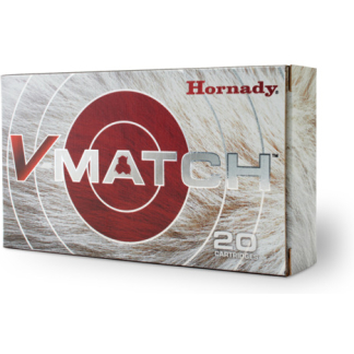 Hornady V-Match Rifle Ammo 6mm Creedmoor 80 gr. ELD-VT 20 rd.