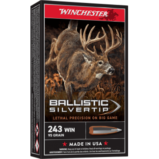 WINCHESTER BALLISTIC SILVERTIP 243WIN 95GR 20RD BX 200RD CASE