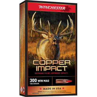 WINCHESTER COPPER IMPACT 300WM 180G LF 20RD BX 200RD CASE