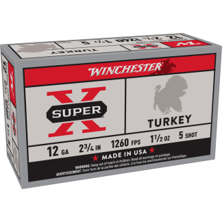 WINCHESTER SUPER X TKY LOAD 12G 23/4 11/2 #5