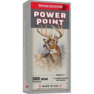 WINCHESTER POWER POINT 300WSM 150G 20RD BX 200RD CASE
