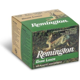 Remington Lead Game Load .410 ga 2 1/2" MAX 1/2 oz #6 1200 fps 20/ct