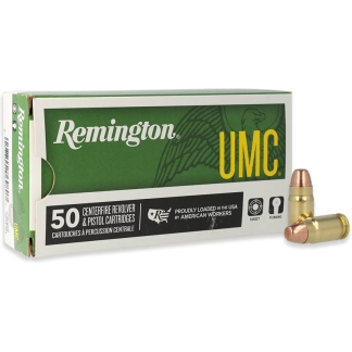 REMINGTON 357 SIG 125GR FMJ UMC 50 RND PK 50 RD/BX 10 BX/CS