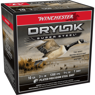 WINCHESTER DRYLOK SUPER STEEL 10 GA 3-1/2" T  1-5/8 OZ 25 RD/BX 10 BX/CS