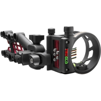 TruGlo Carbon Hybrid Micro Sight Black 5 Pin .019 RH/LH