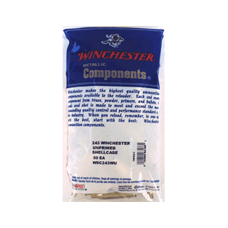 WINCHESTER UNPRIMED CASES 243 - WIN 50 PACK 20PK/CS
